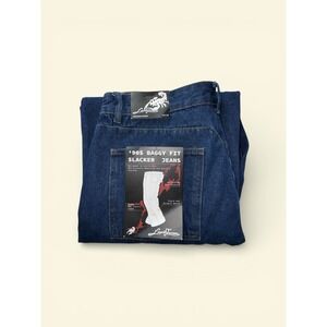 Liquid Venom 90s Baggy Fit Slacker Jeans Dark Wash Mens 36x30